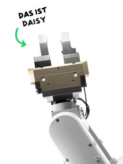 Daisy, der iPhone Demontage-Roboter von Apple, wird gezeigt.