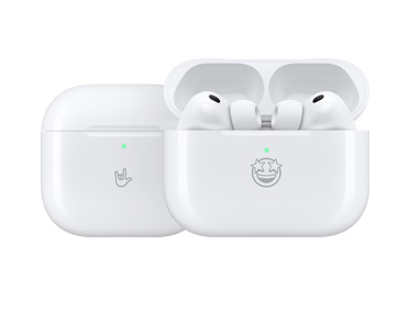 Et opladningsetui til AirPods Pro 3 med gravering