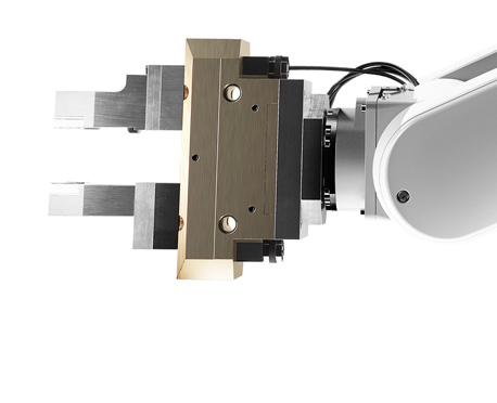Brazo robótico de Daisy, el robot de reciclaje de Apple