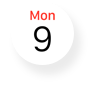 Symbool voor Agenda-app