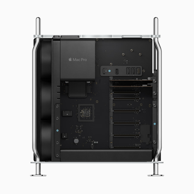 Vue en coupe de Mac Pro.