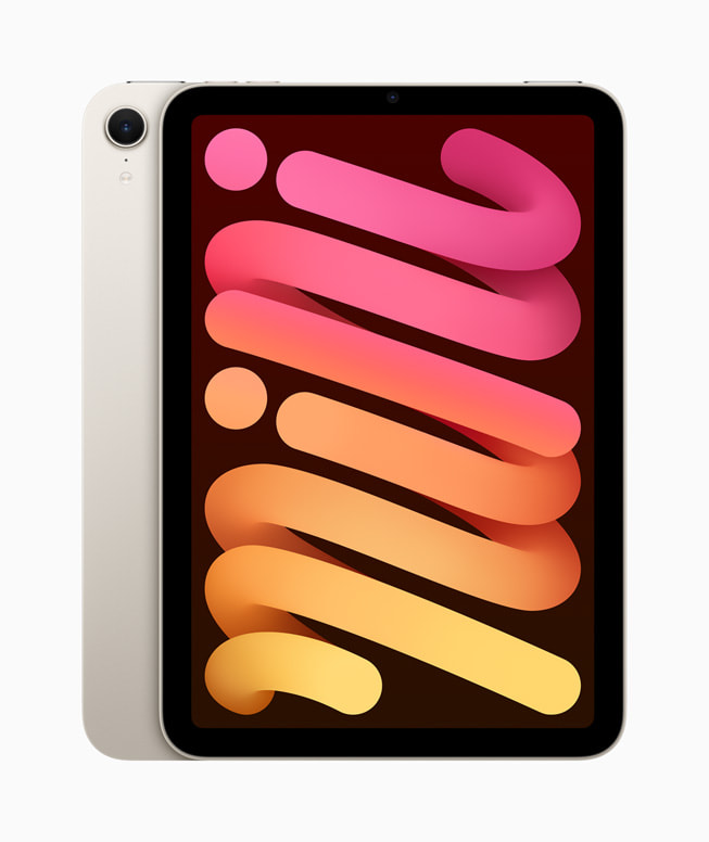 Le nouvel iPad mini est montré dans son fini comète.