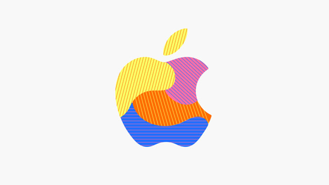 El logo de Apple.
