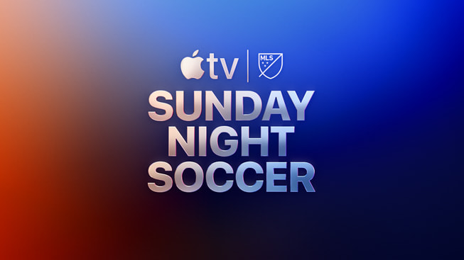 Arte gráfico para “Sunday Night Soccer” en Apple TV+.