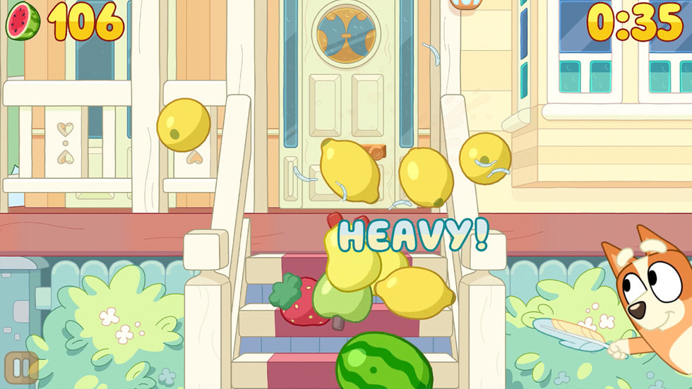 Grafika ze hry Fruit Ninja Classic+ od vývojáře Halfbrick Studios