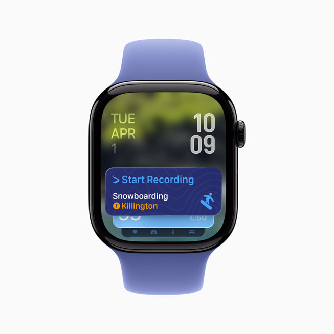 Smart trave visas på en användares Apple Watch.