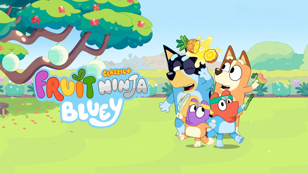 Kadr z gry Fruit Ninja Classic+ od Halfbrick Studios.