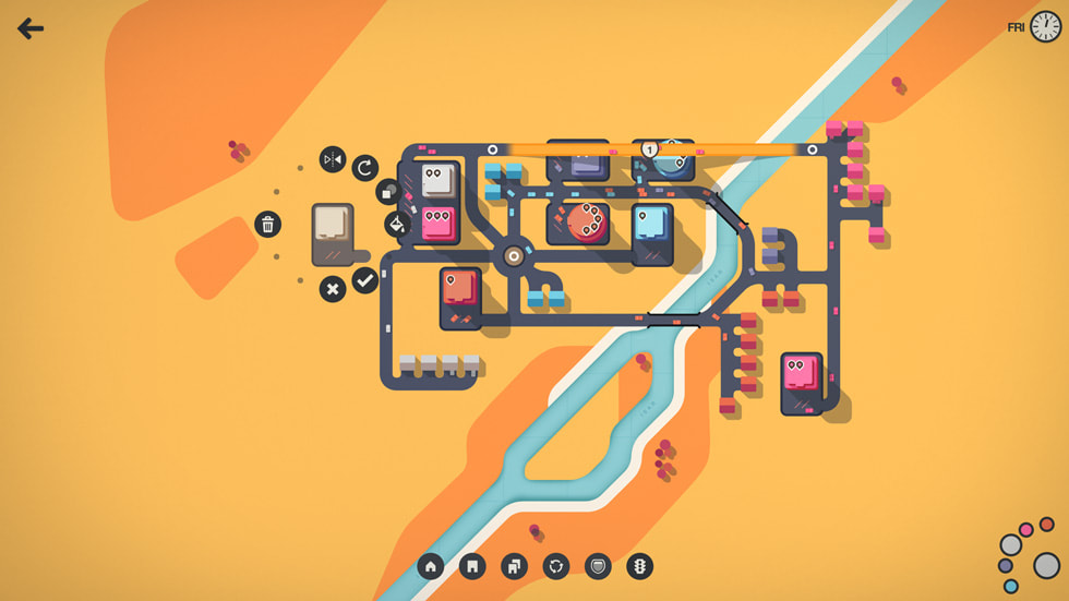 Ilustracja przedstawiająca grę Mini Motorways.