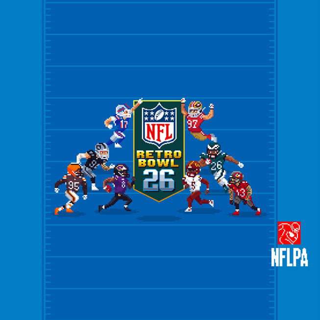 lustracja przedstawiająca grę NFL Retro Bowl ’26 