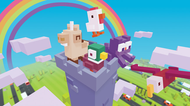 “Crossy Road Castle” er tilgængeligt på Apple Arcade.