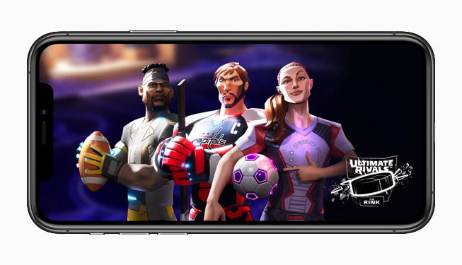 iPhone에 표시된 ‘Ultimate Rivals: The Rink’