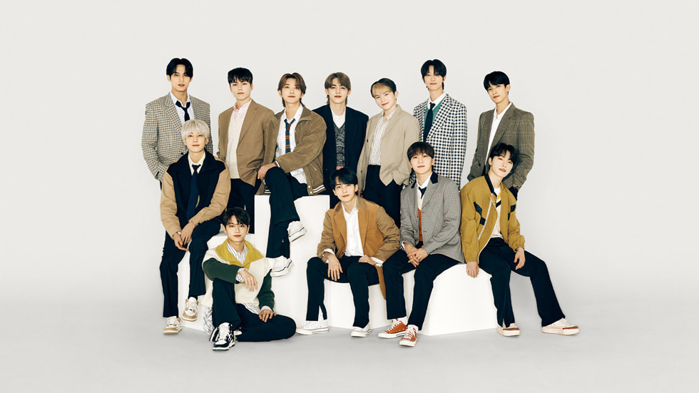 세븐틴 홍보용 이미지.