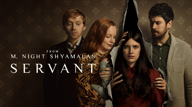 Apple TV+-banner for “Servant”.