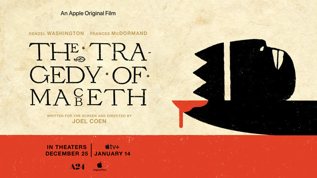 Apple TV+-banner for “The Tragedy of Macbeth”.