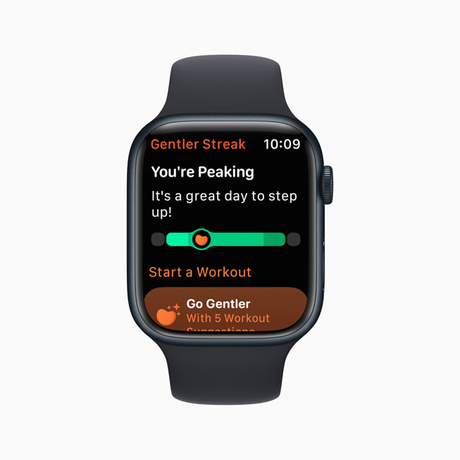 Et stillbilde fra årets Apple Watch-app Gentler Streak.