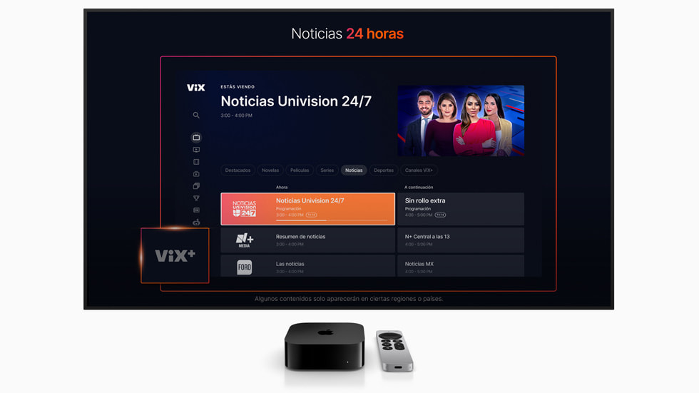 Et stillbilde fra årets Apple TV-app ViX.