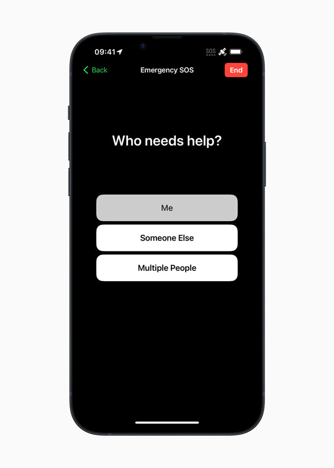 Vraag uit de korte vragenlijst op iPhone 14: ‘Wie heeft hulp nodig?’