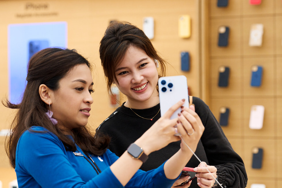 Et teammedlem i Apple Orchard Road