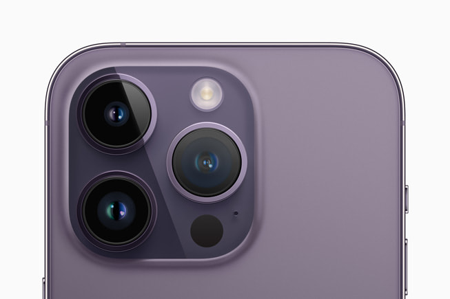 Photonic Engine vist på iPhone 14 Pro.