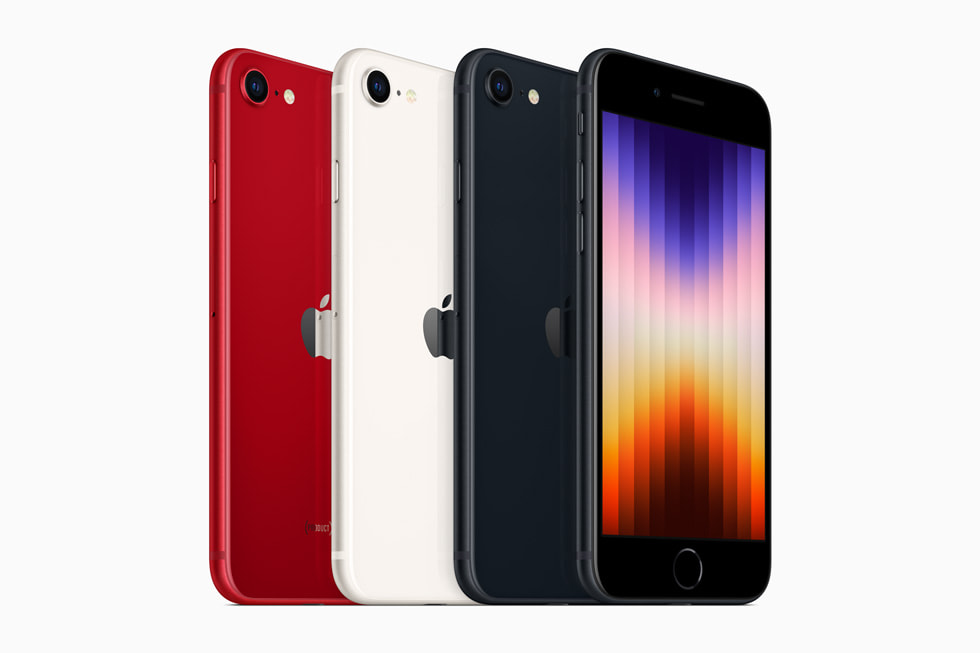 (PRODUCT)RED、スターライト、ミッドナイトの新しいiPhone SE。