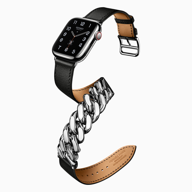 Den nye Apple Watch Hermès-remmen Gourmette Metal.