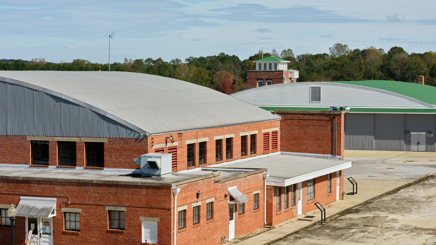 Edificios del sitio histórico nacional de los aviadores de Tuskegee.