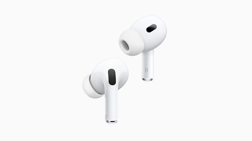 Nærbilde av AirPods Pro (2. gen.).