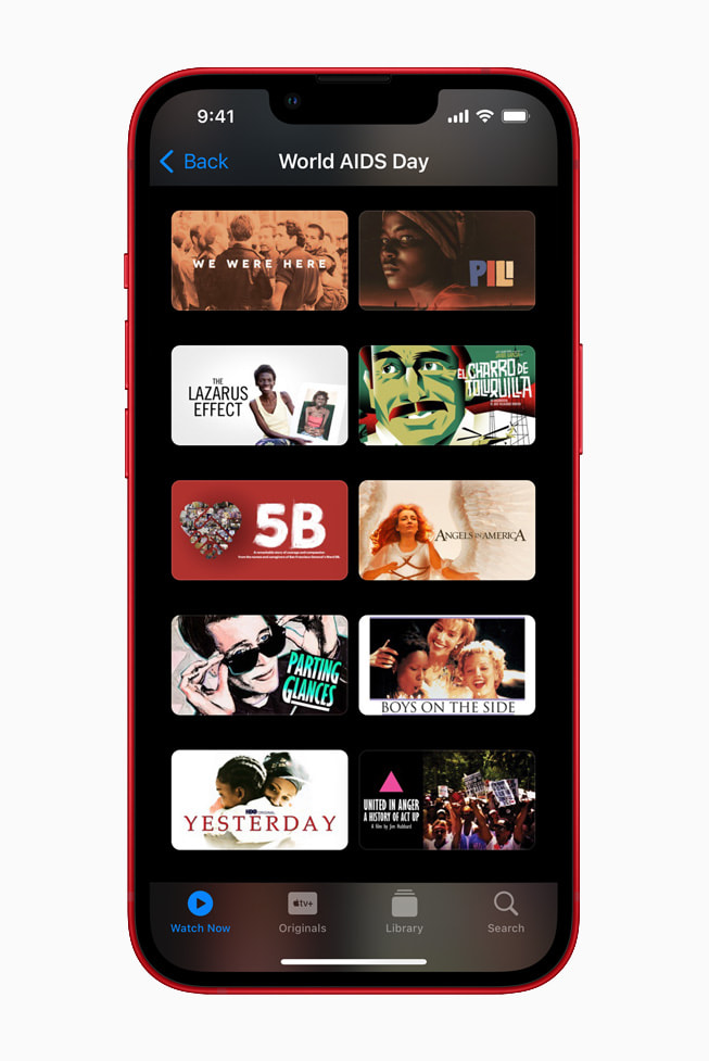 Apple TV-appen er vist på iPhone og byder på historier, der afslører de menneskelige omkostninger ved aids-epidemien.